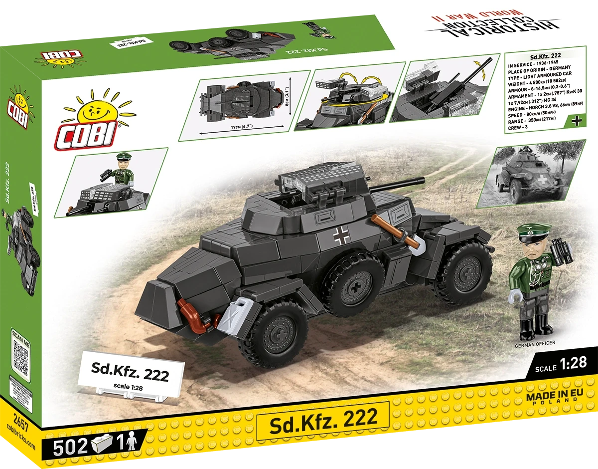 Sd.Kfz. 222 (COBI-2657)  Czołgi i pojazdy  Cobi.eu